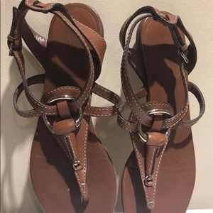 GUCCI horsebit thong sandals 36.5